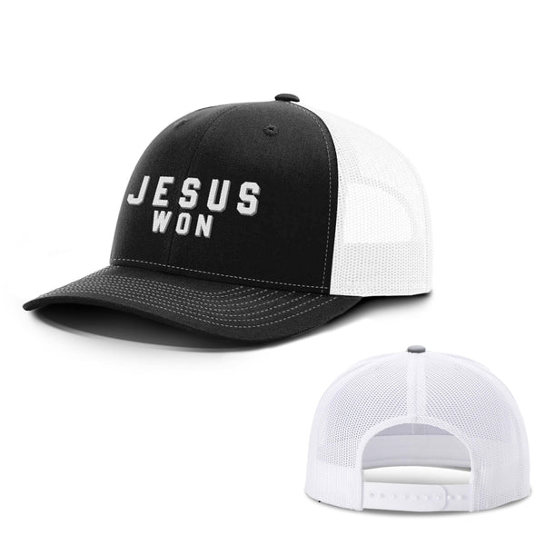 JESUS WON Hats