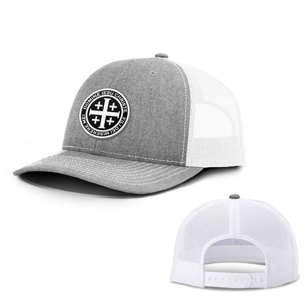 Latin Cross Circle Patch Hats