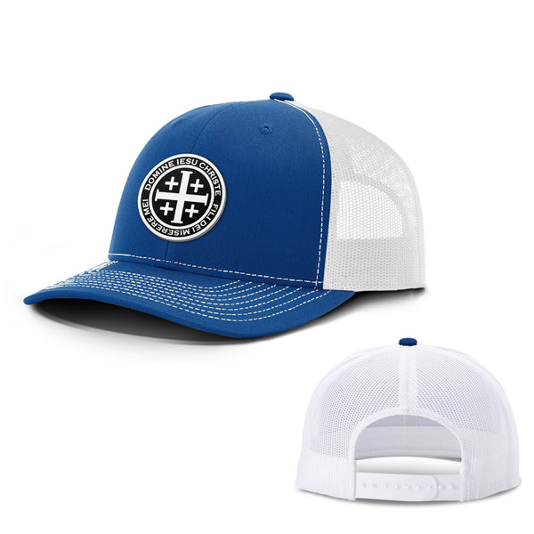Latin Cross Circle Patch Hats