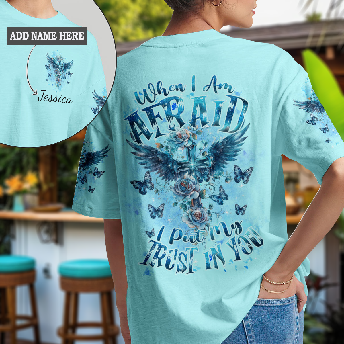 I Put My Trust in You Cross Wings T-Shirt