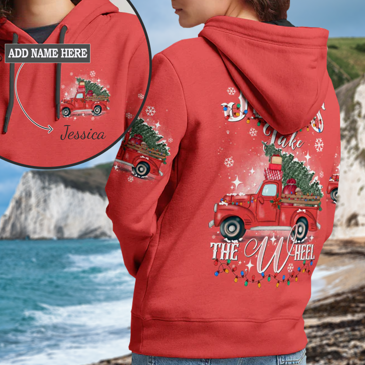 Jesus Take The Wheel Christmas Hoodie 7