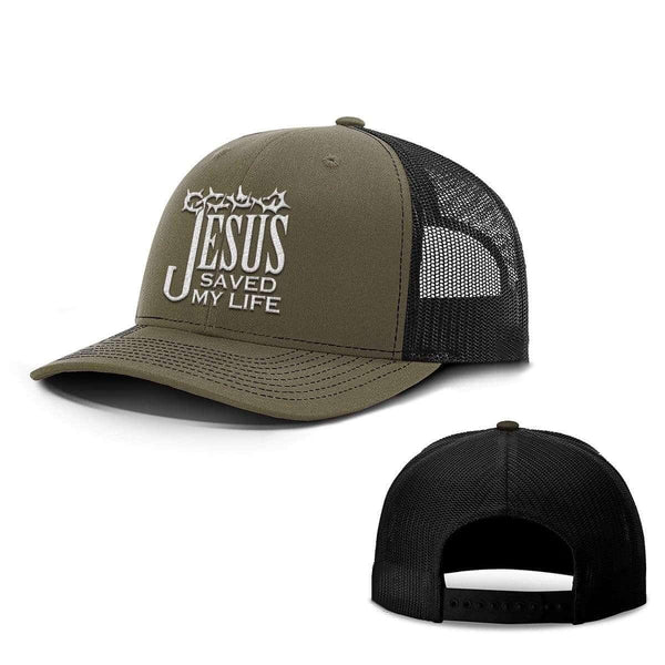 Jesus Saved My Life Hats