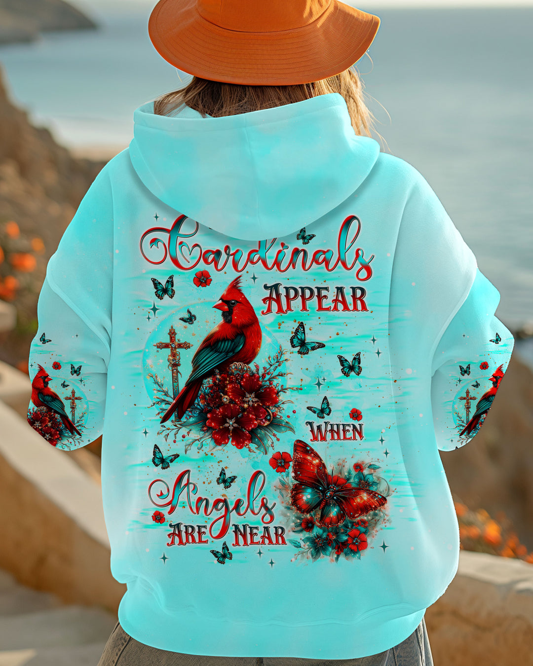 When Cardinals Appear Angels Are Near Hoodie 1