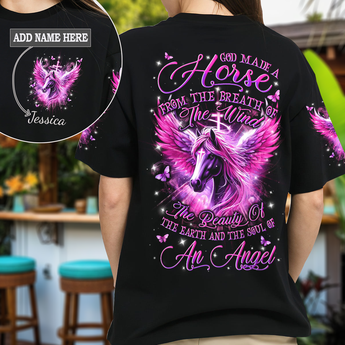 God Made A Horse T-Shirt 2