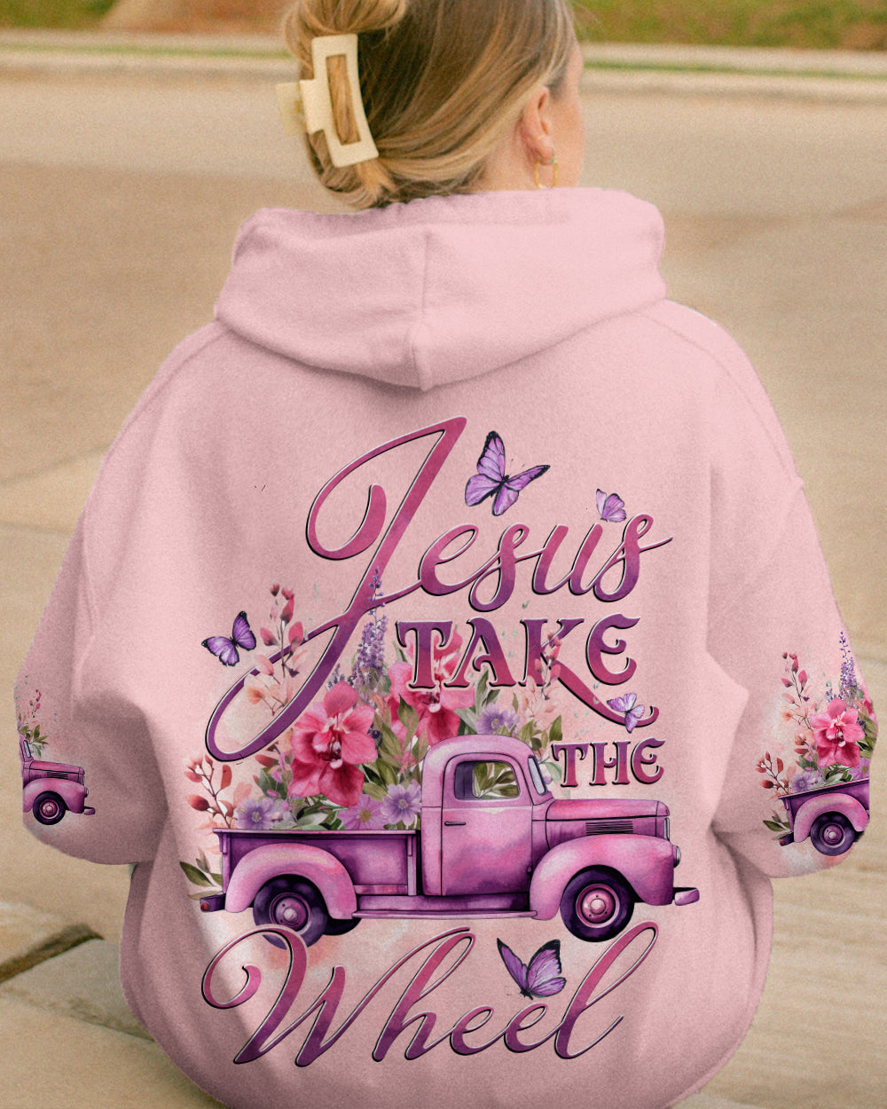 Jesus Take The Wheel Hoodie 9