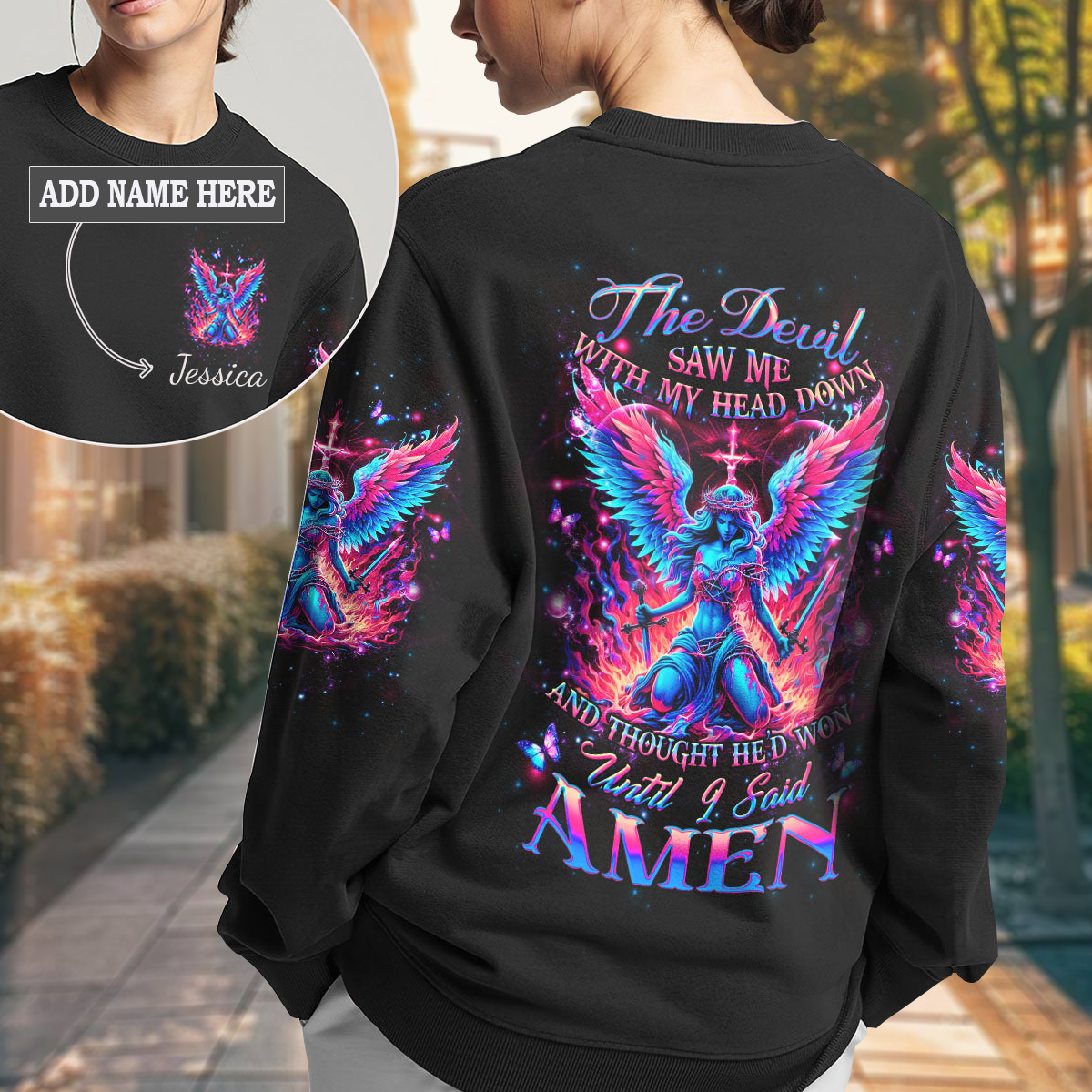 The Devil Saw Me With My Head Down Sweatshirt