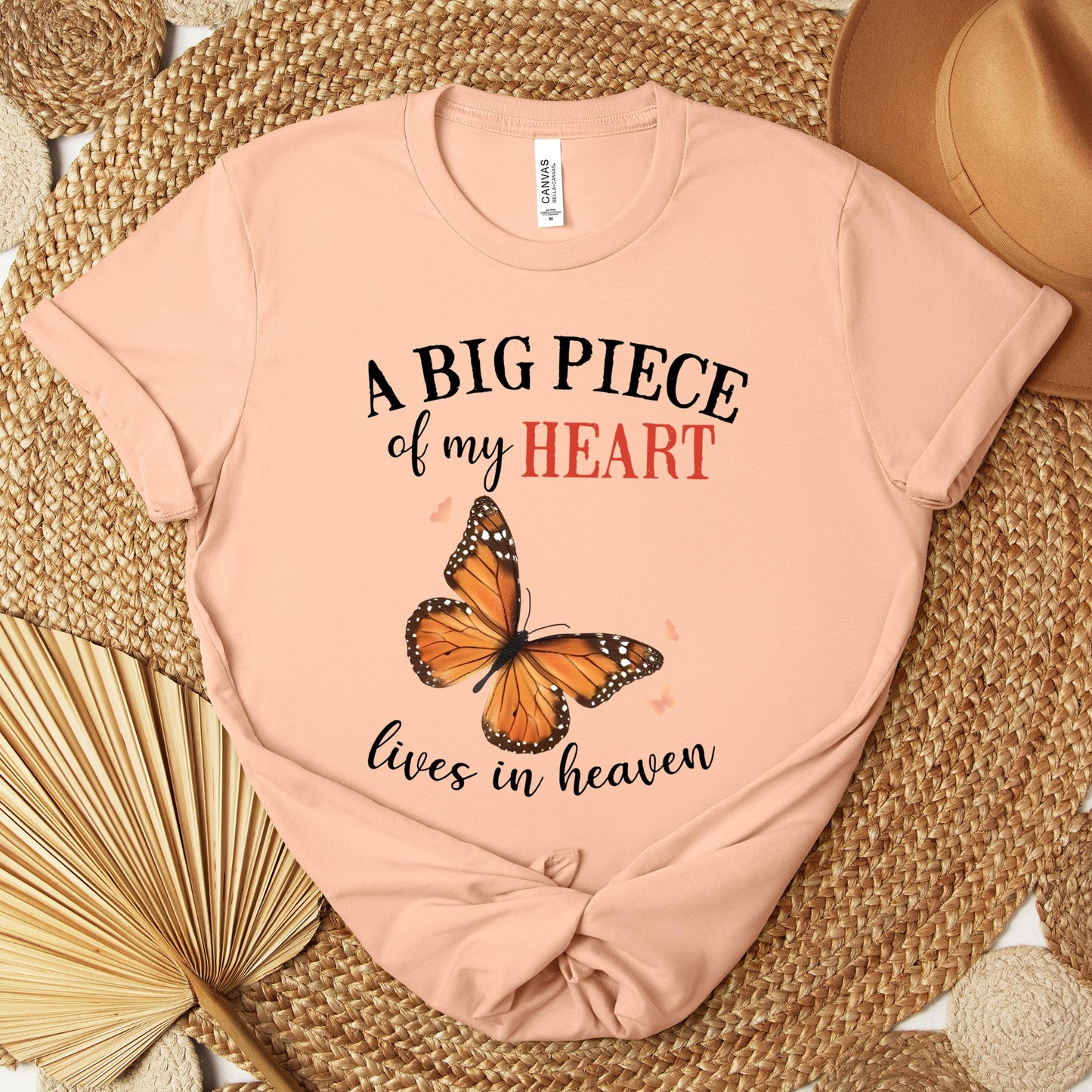 A Big Piece Of My Heart Lives In Heaven 01 Premium T-shirt