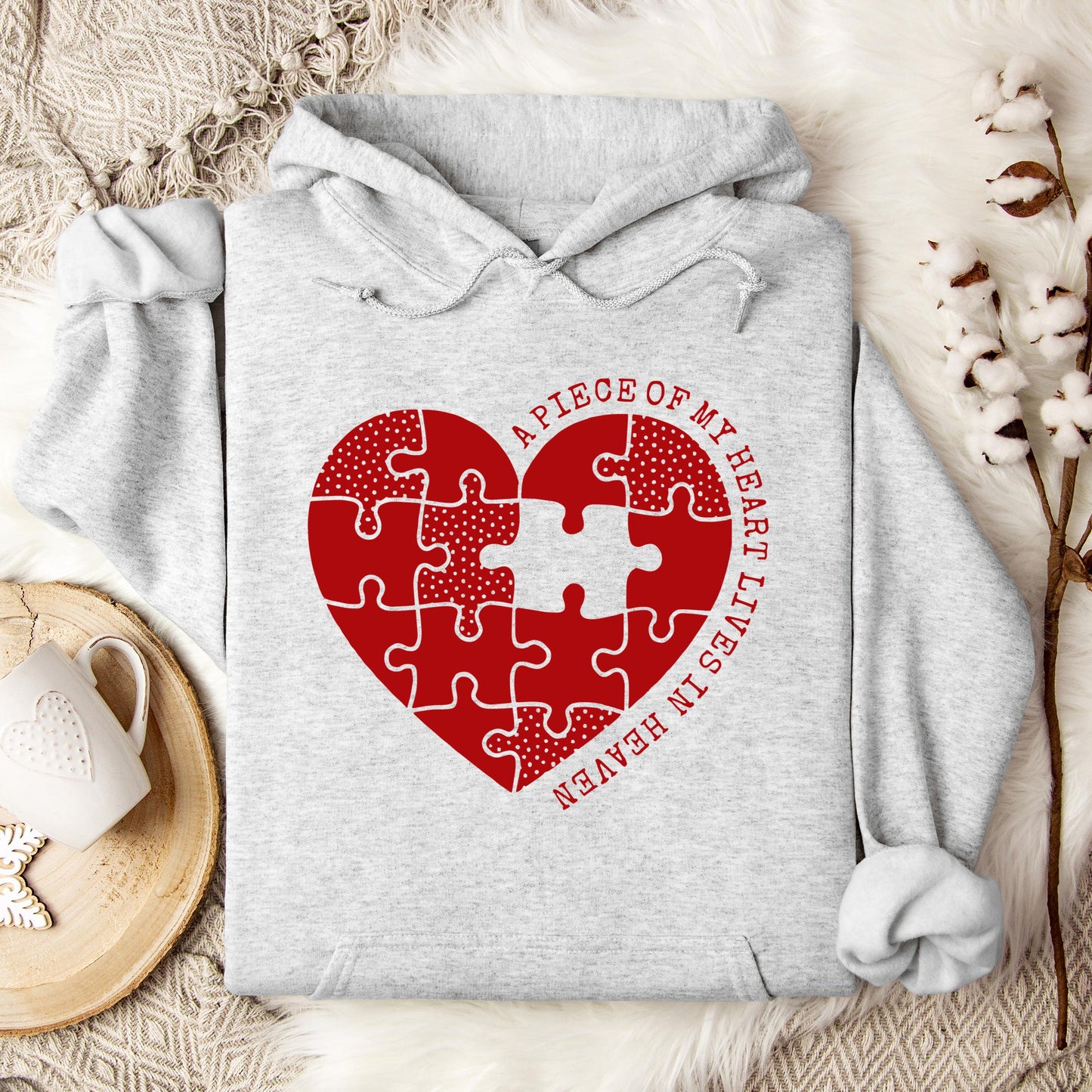 A Piece Of My Heart Lives In Heaven 02 Hoodie