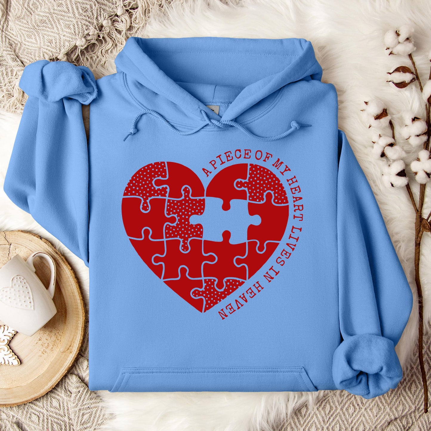 A Piece Of My Heart Lives In Heaven 02 Hoodie