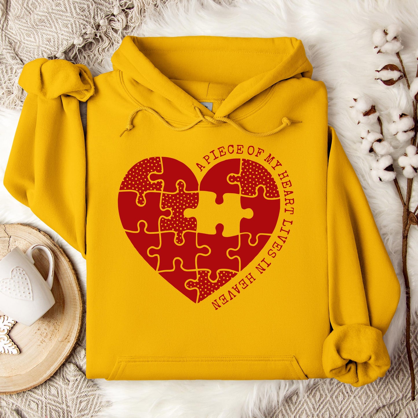 A Piece Of My Heart Lives In Heaven 02 Hoodie