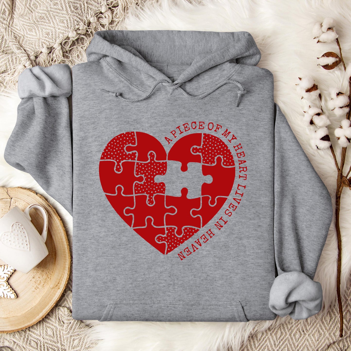 A Piece Of My Heart Lives In Heaven 02 Hoodie