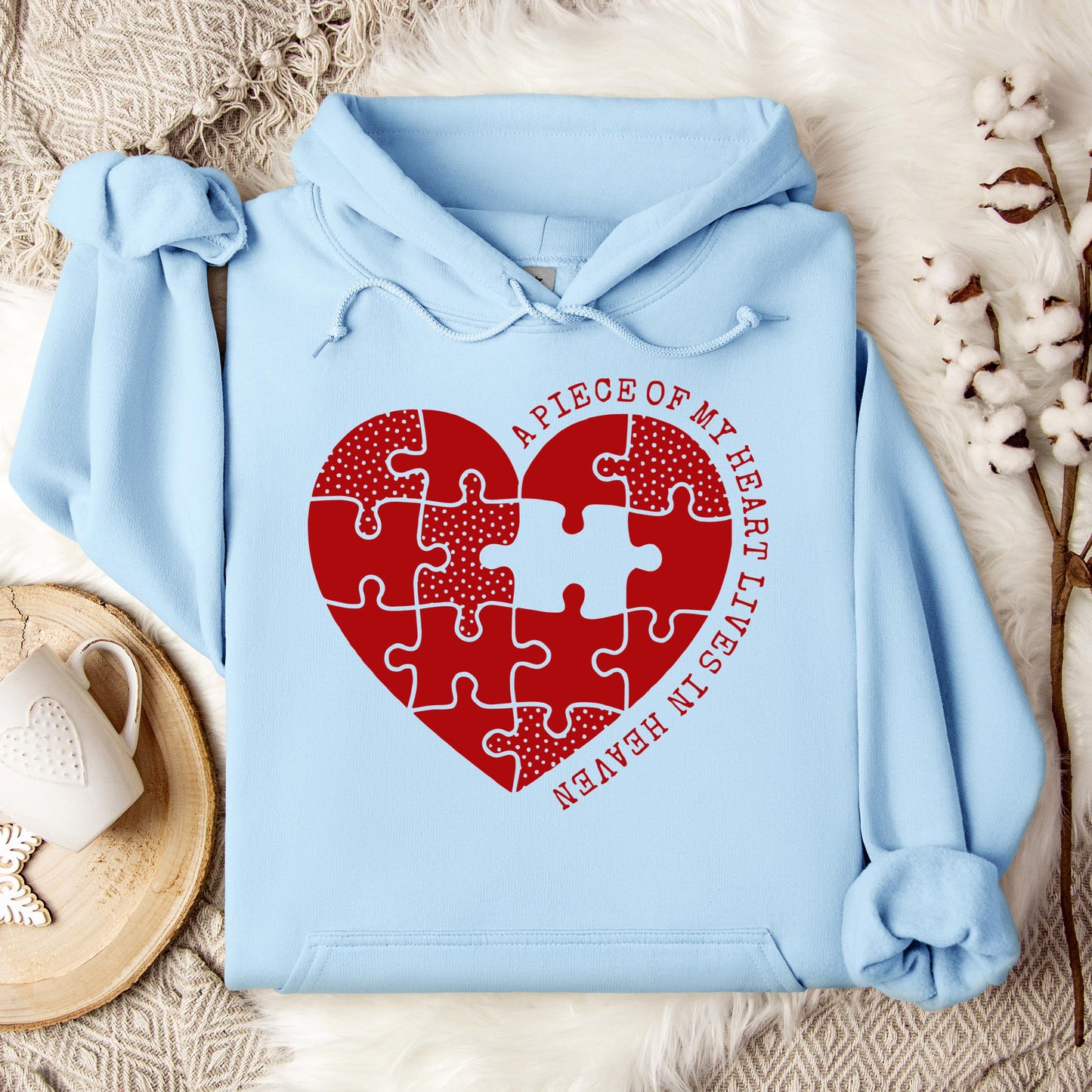 A Piece Of My Heart Lives In Heaven 02 Hoodie