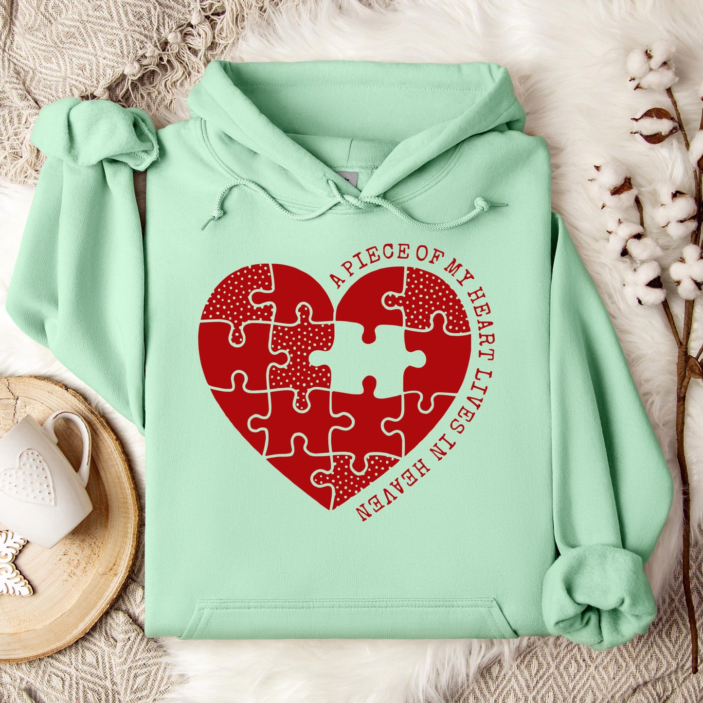 A Piece Of My Heart Lives In Heaven 02 Hoodie