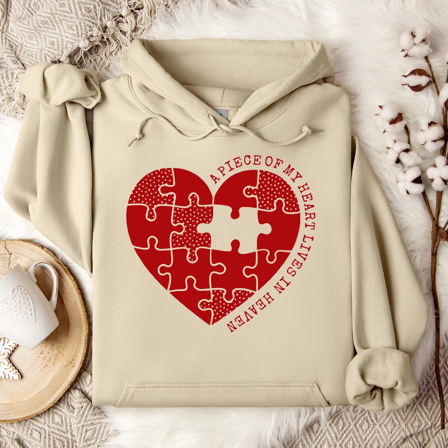 A Piece Of My Heart Lives In Heaven 02 Hoodie