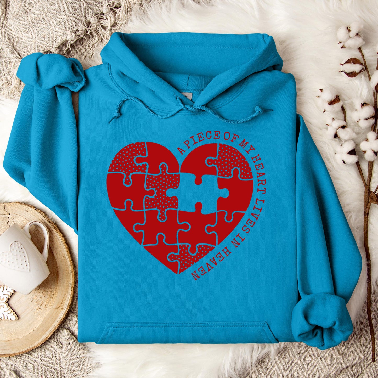 A Piece Of My Heart Lives In Heaven 02 Hoodie