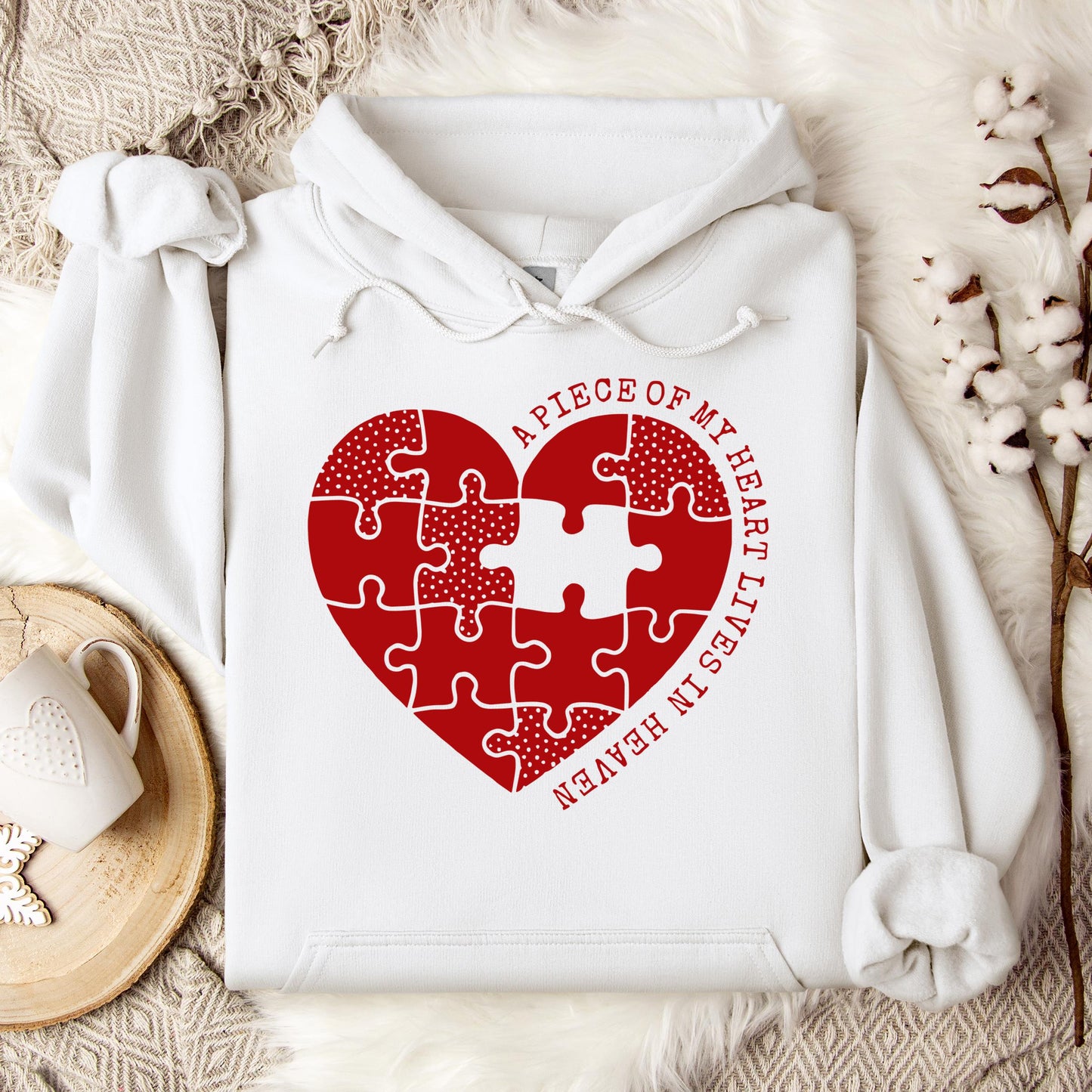 A Piece Of My Heart Lives In Heaven 02 Hoodie