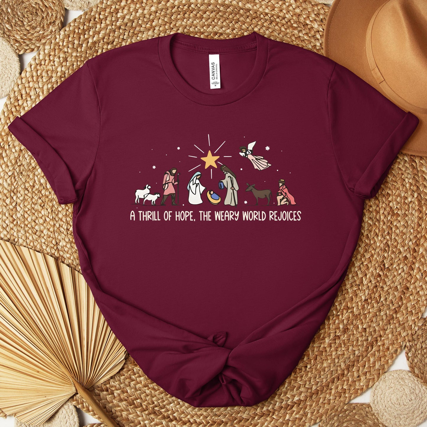 A Thrill Of Hope The Weary World Rejoices 01 Premium T-shirt