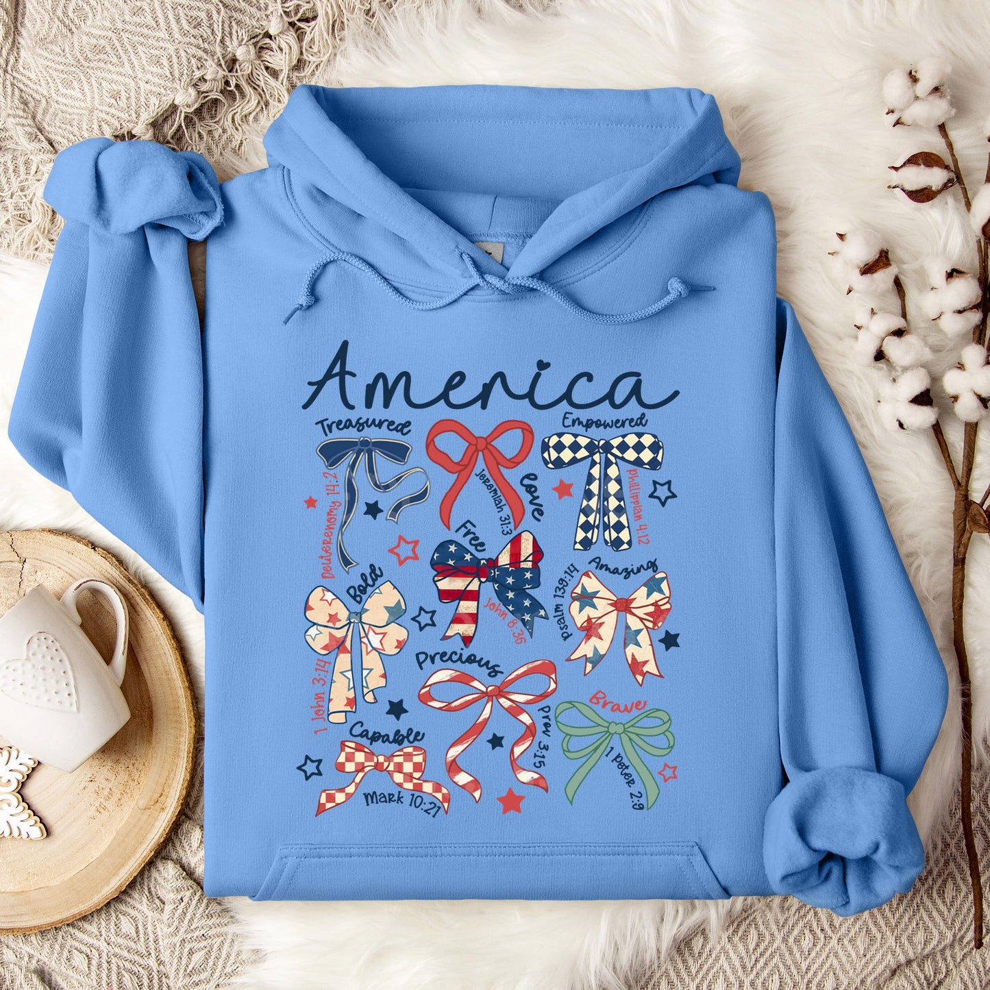 America Ribbons Hoodie