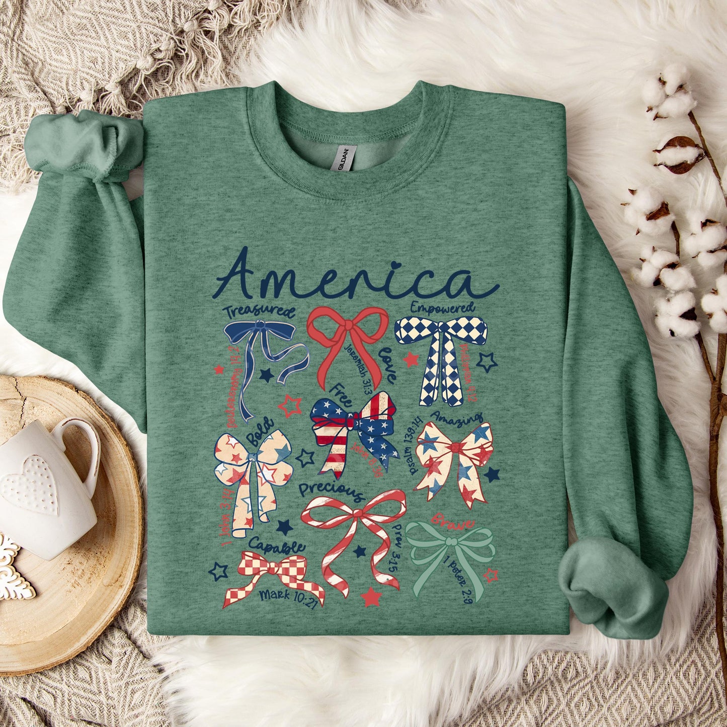 America Ribbons Sweatshirt