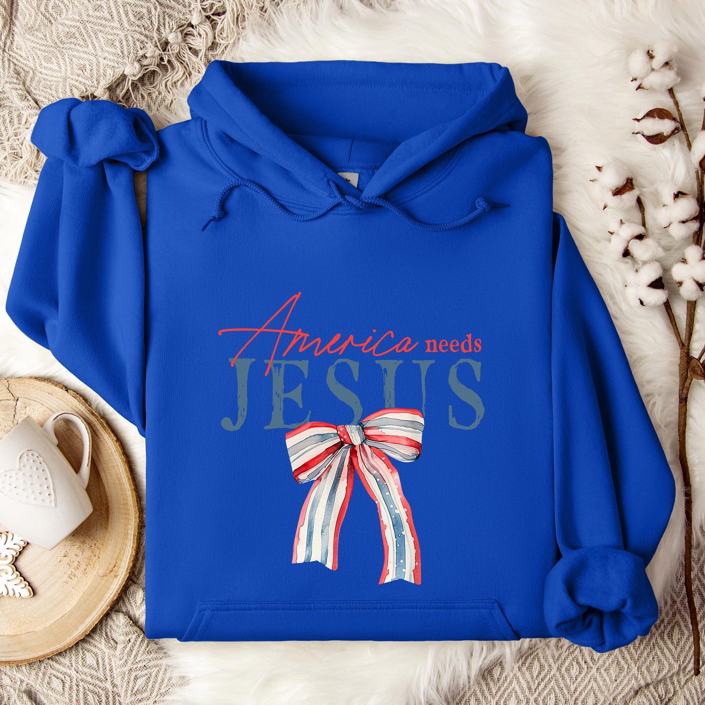 America needs Jesus Hoodie