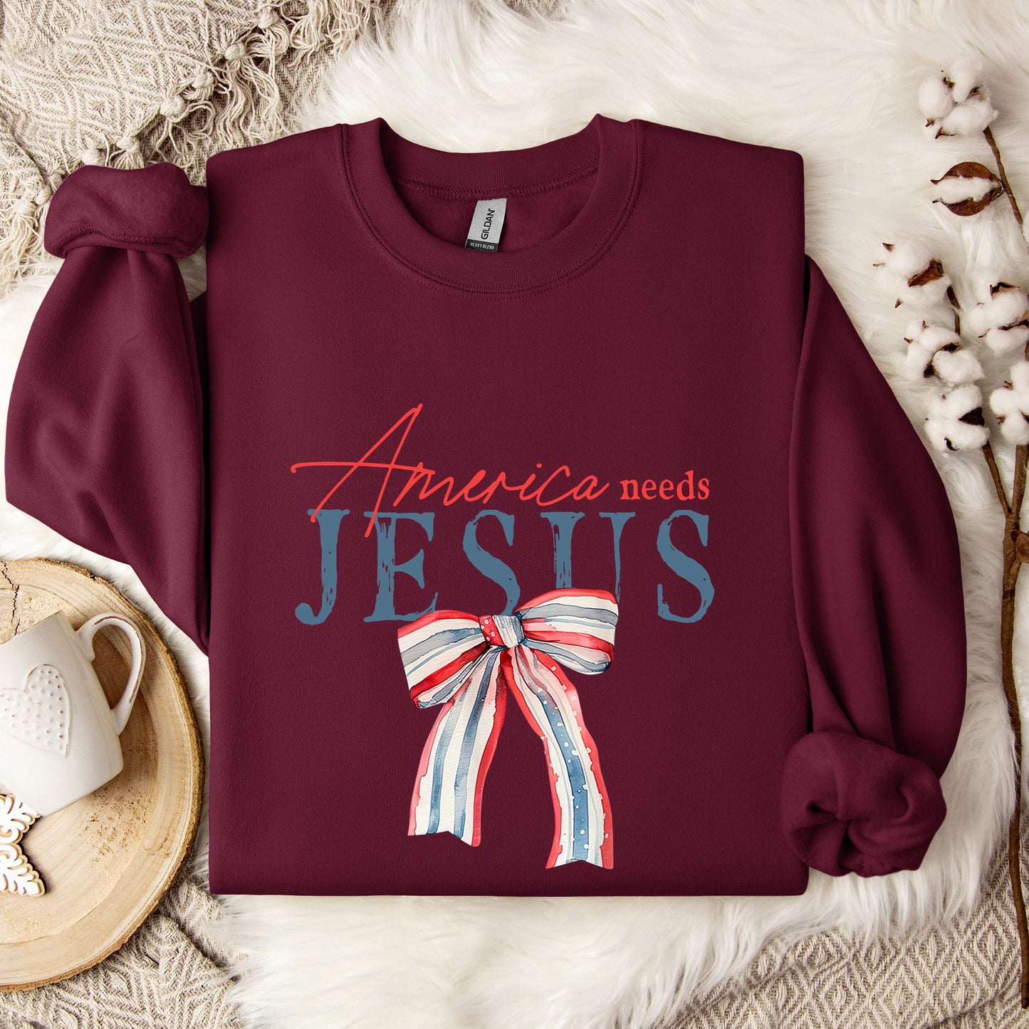 America needs Jesus Sweatshirt