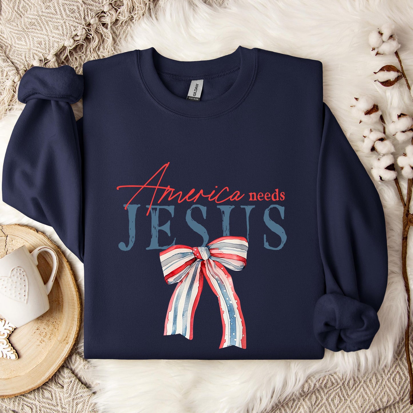 America needs Jesus Sweatshirt