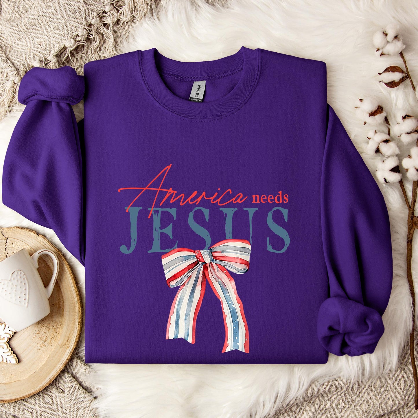 America needs Jesus Sweatshirt