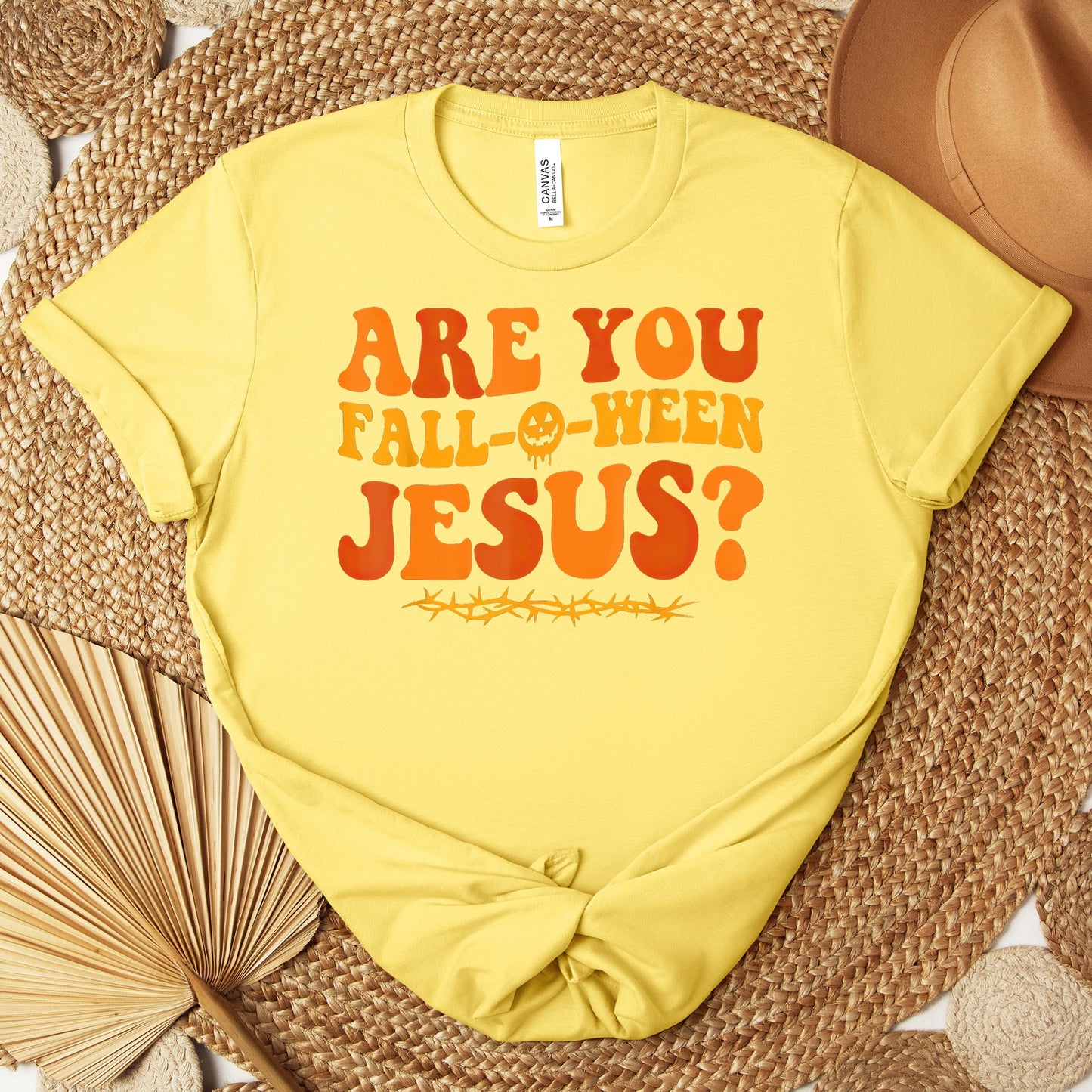 Are You Fall-O-Ween Jesus 02 Premium T-shirt