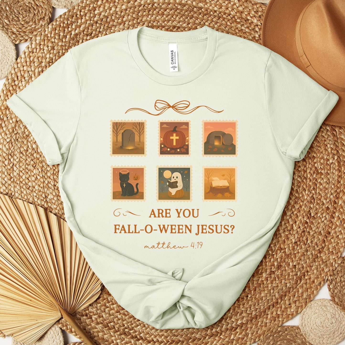 Are You Fall-O-Ween Jesus Matthew 4.19 01 Premium T-shirt