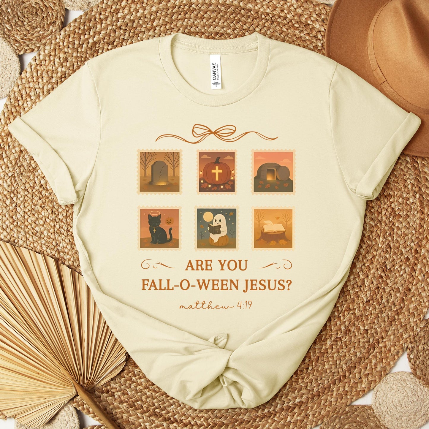 Are You Fall-O-Ween Jesus Matthew 4.19 01 Premium T-shirt