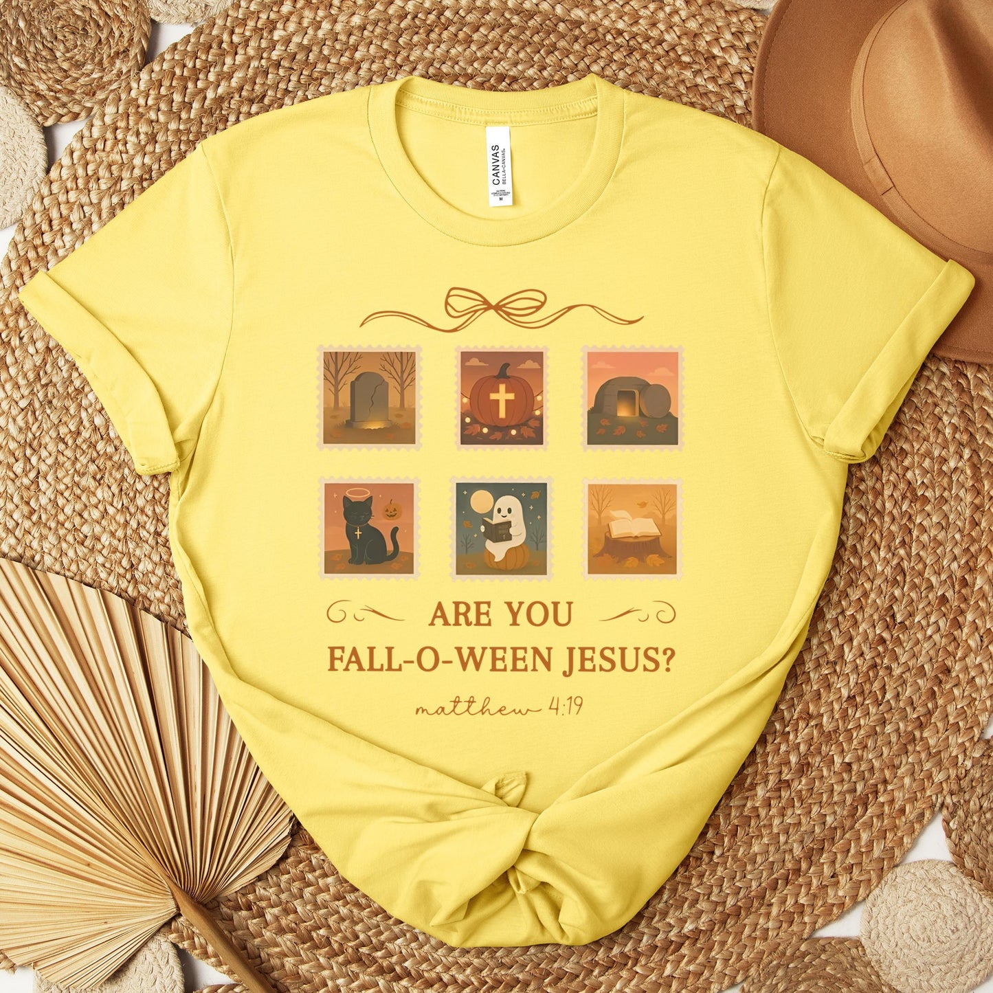 Are You Fall-O-Ween Jesus Matthew 4.19 01 Premium T-shirt