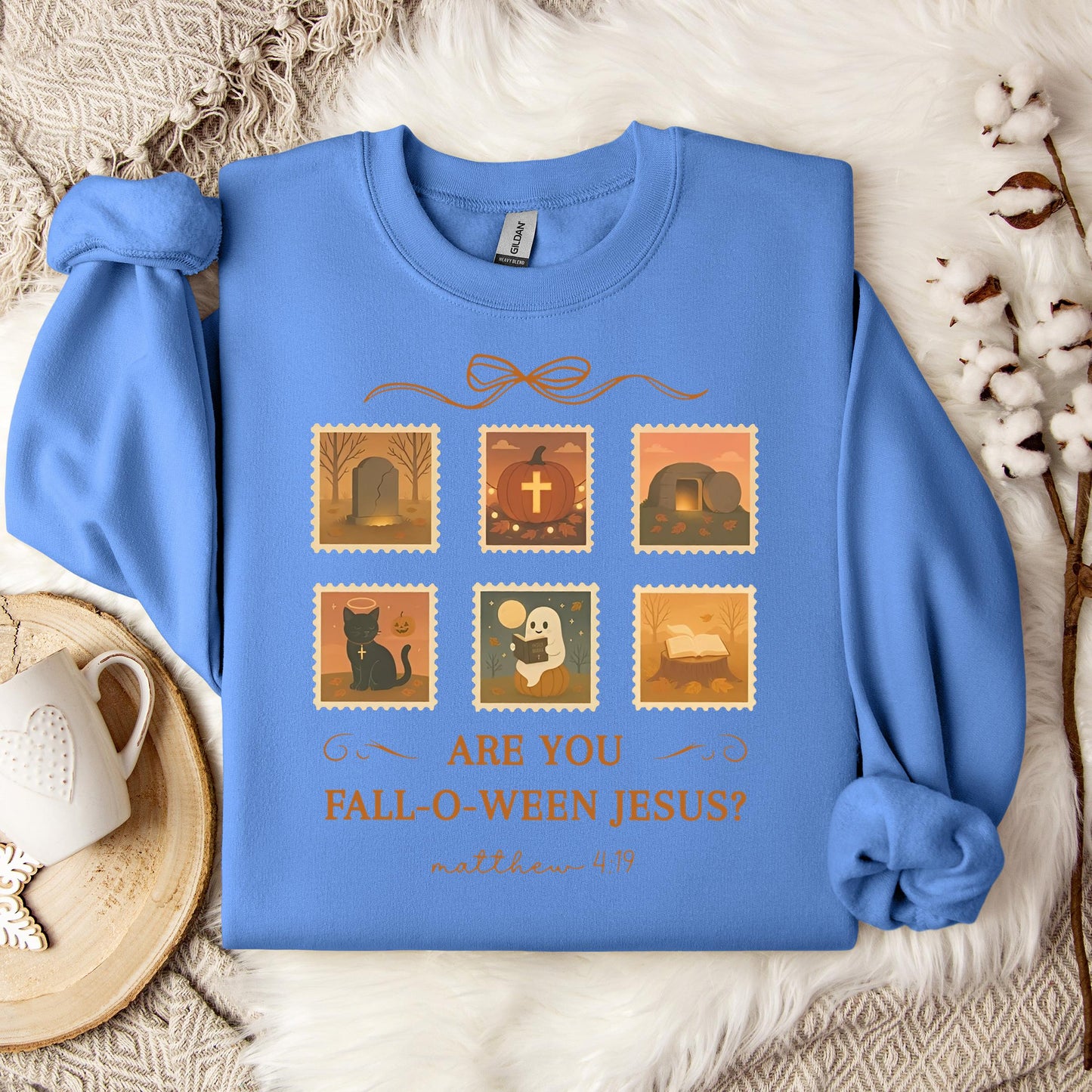 Are You Fall-O-Ween Jesus Matthew 4.19 01 Sweatshirt
