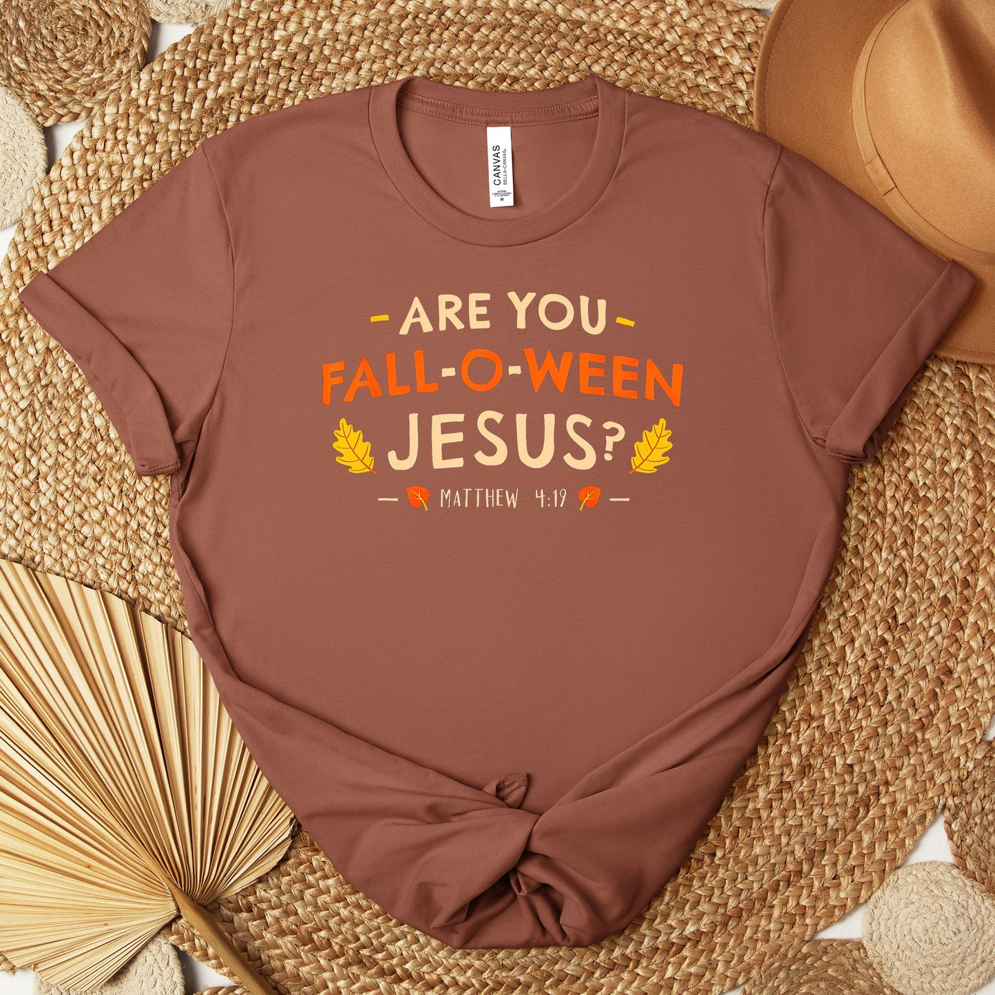 Are You Fall-O-Ween Jesus Matthew 4.19 02 Premium T-shirt