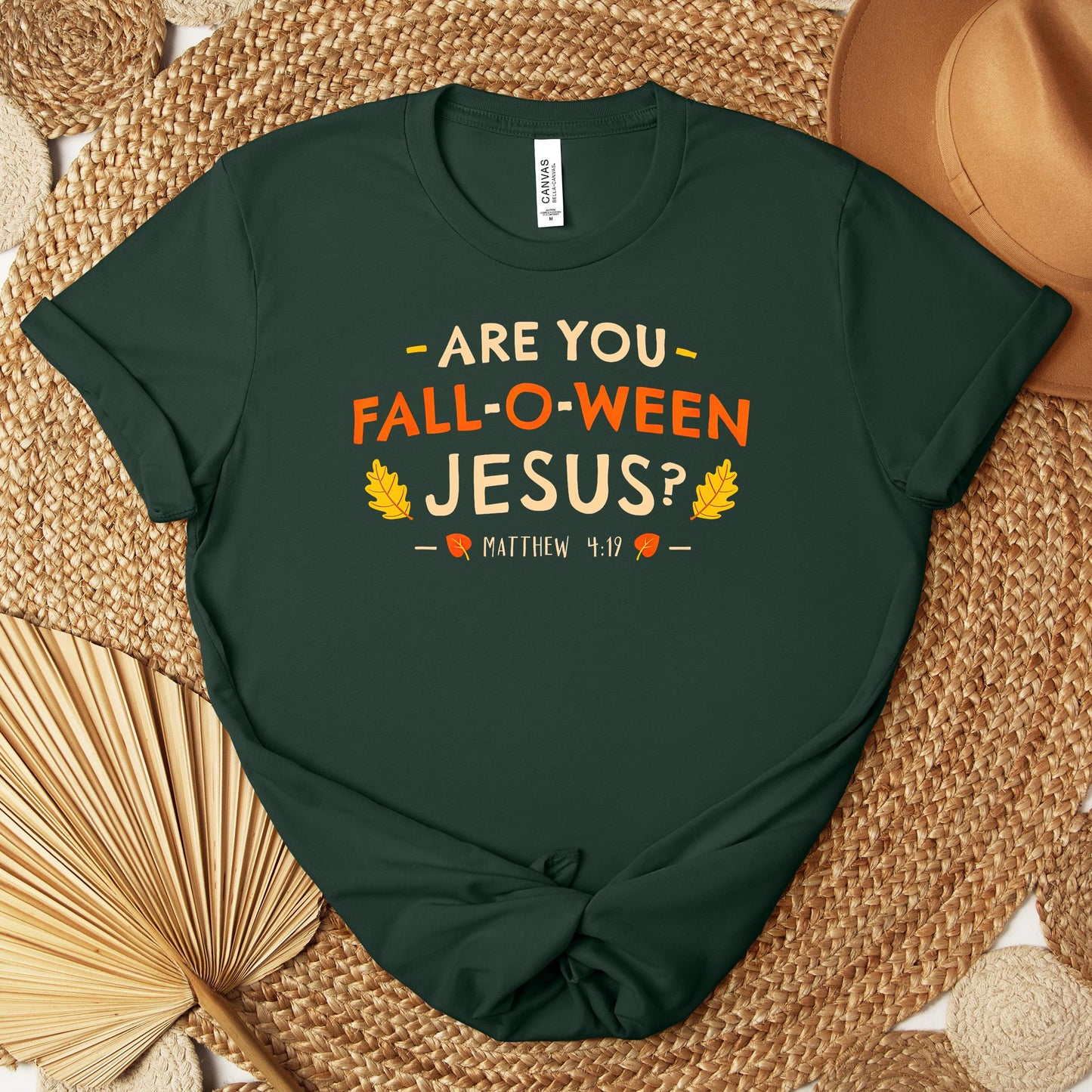 Are You Fall-O-Ween Jesus Matthew 4.19 02 Premium T-shirt