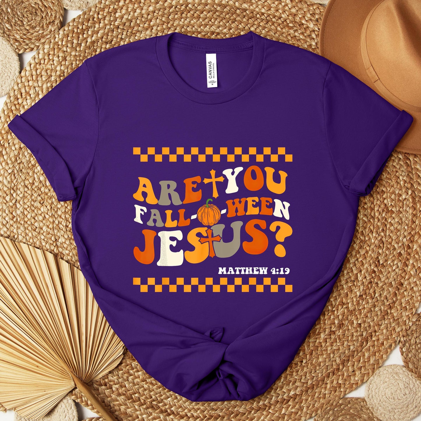 Are You Fall-O-Ween Jesus Matthew 4.19 03 Premium T-shirt