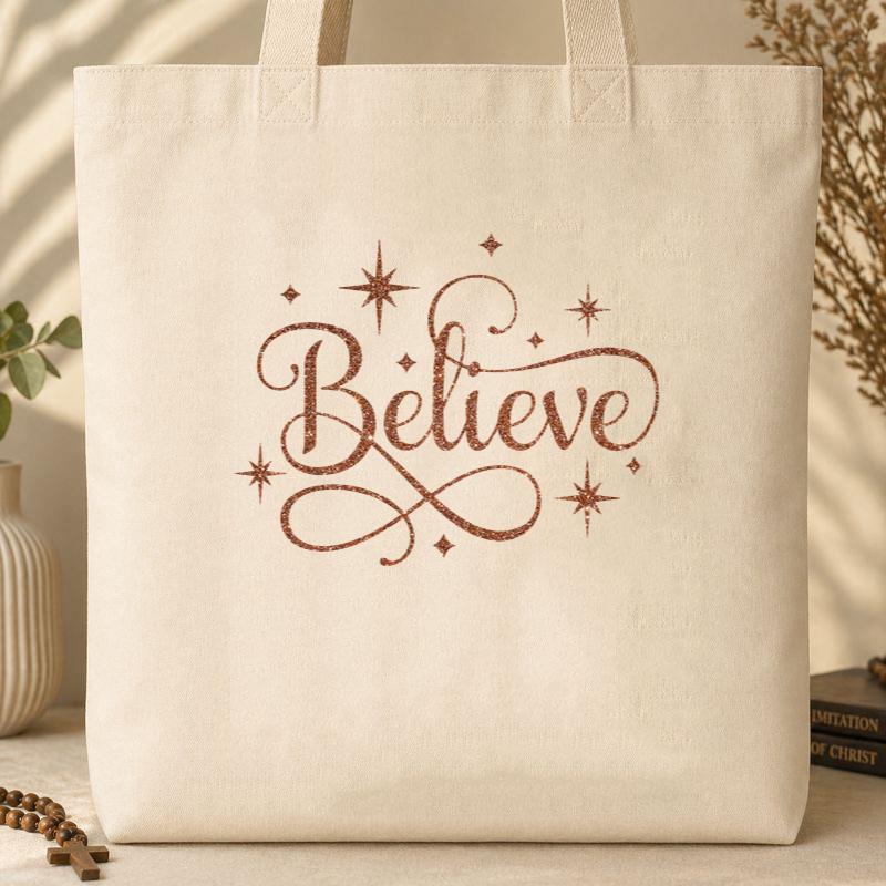 Believe Christmas 01 Tote Bag