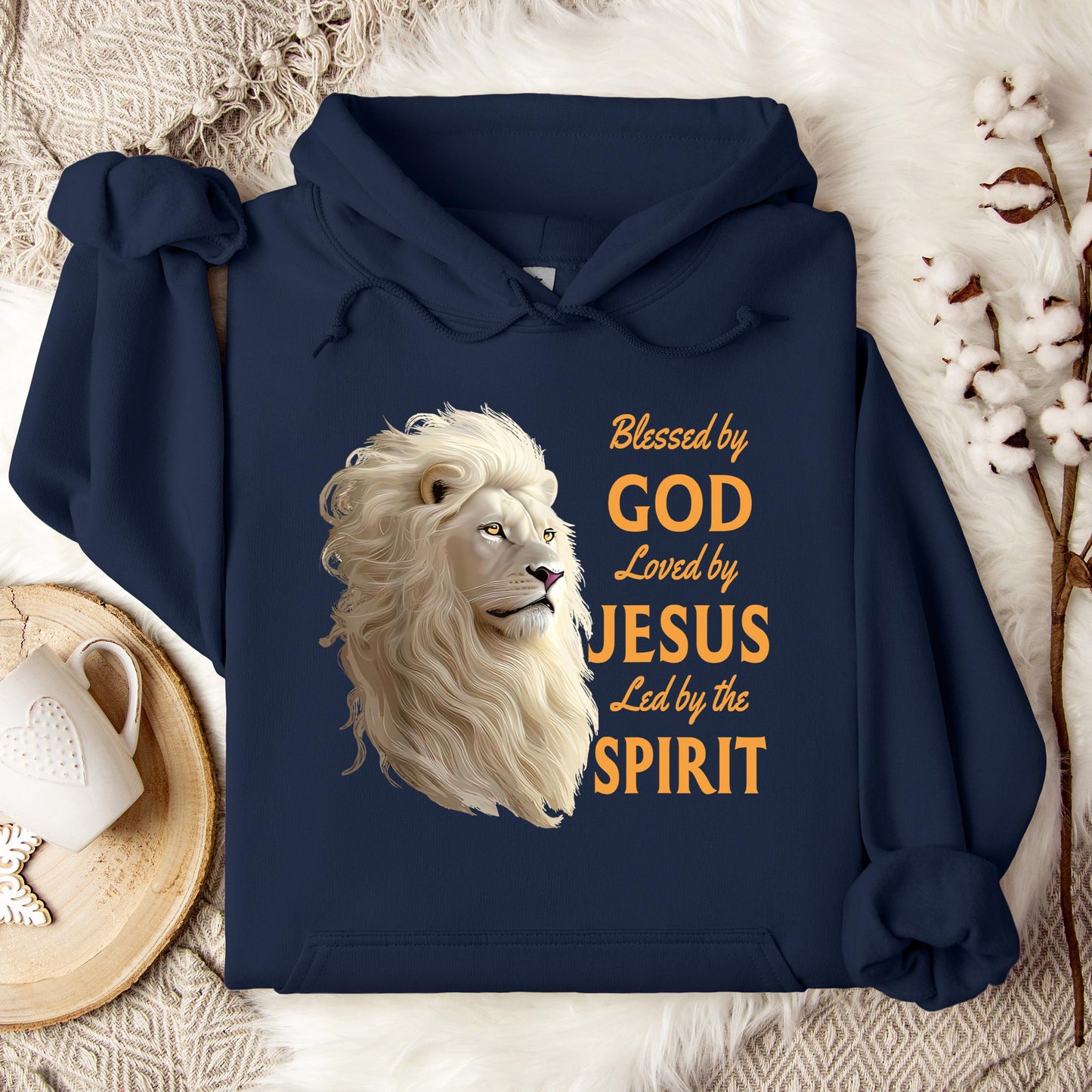 Blessed By God Loved By Jesus Led By The Spirit 01 Hoodie