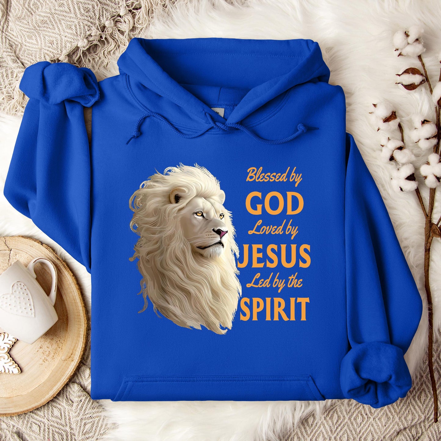 Blessed By God Loved By Jesus Led By The Spirit 01 Hoodie