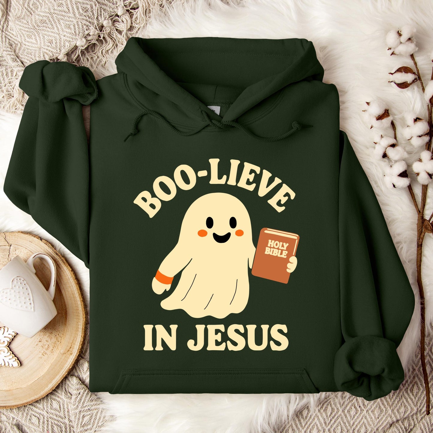Boo-Lieve In Jesus Hoodie