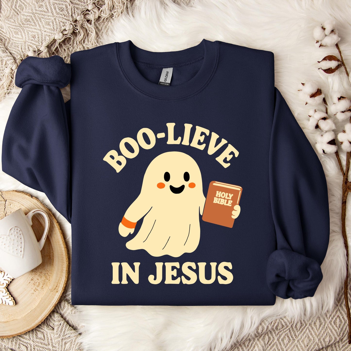 Boo-Lieve In Jesus Sweatshirt
