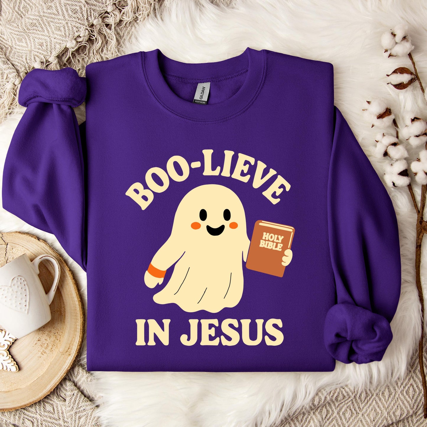 Boo-Lieve In Jesus Sweatshirt