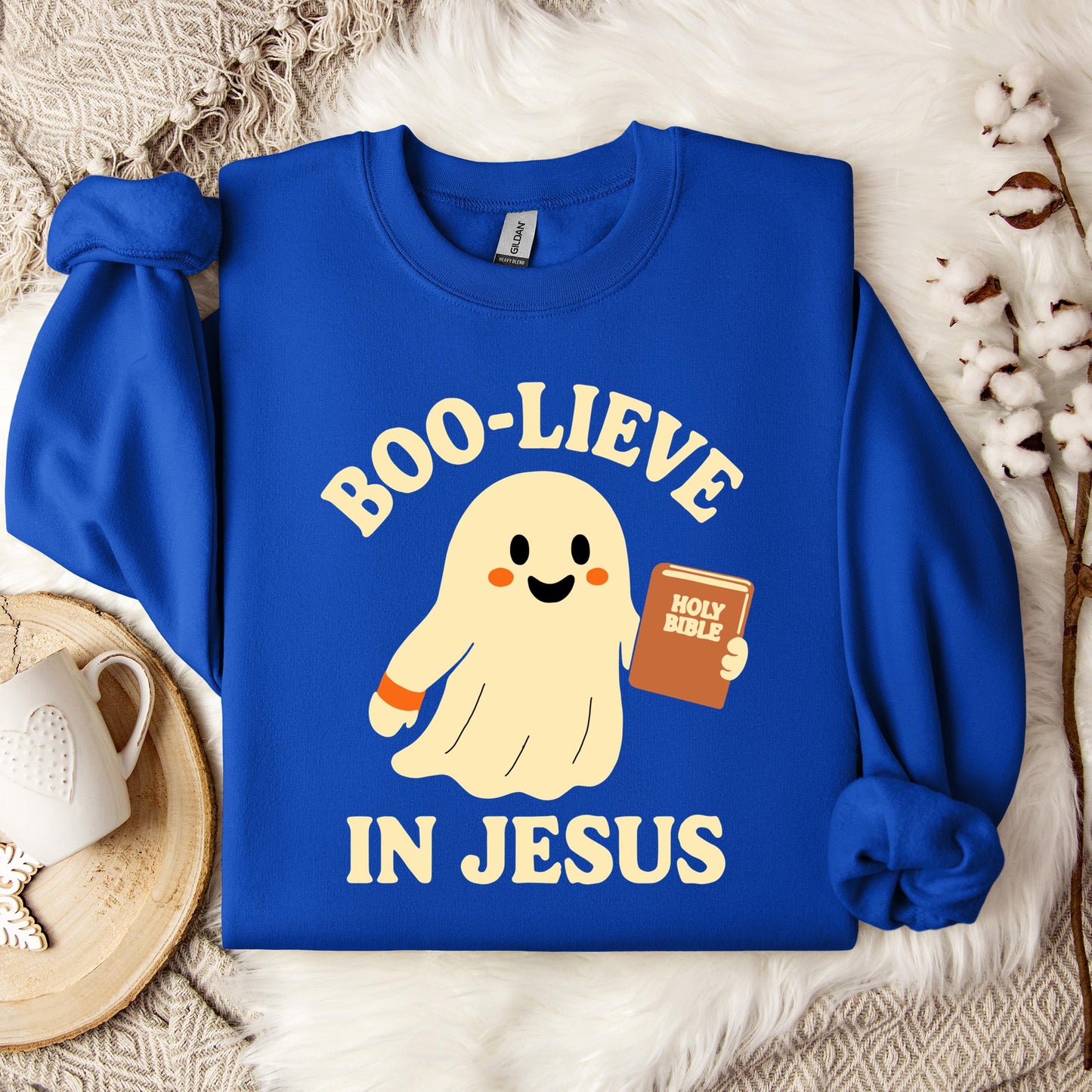 Boo-Lieve In Jesus Sweatshirt
