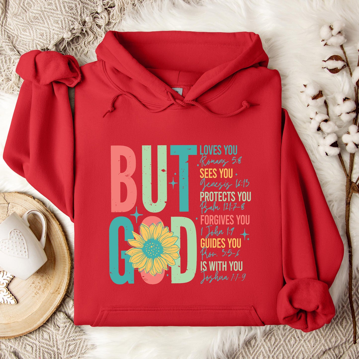 But God Sunflower Hoodie