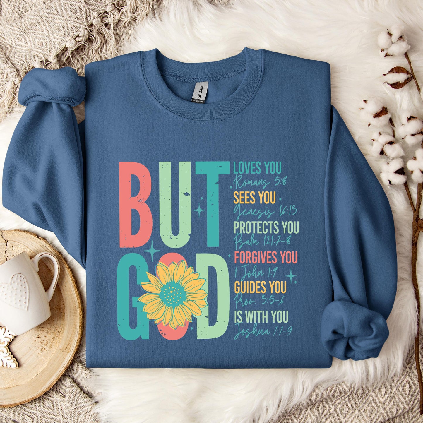 But God Sunflower Sweatshirt