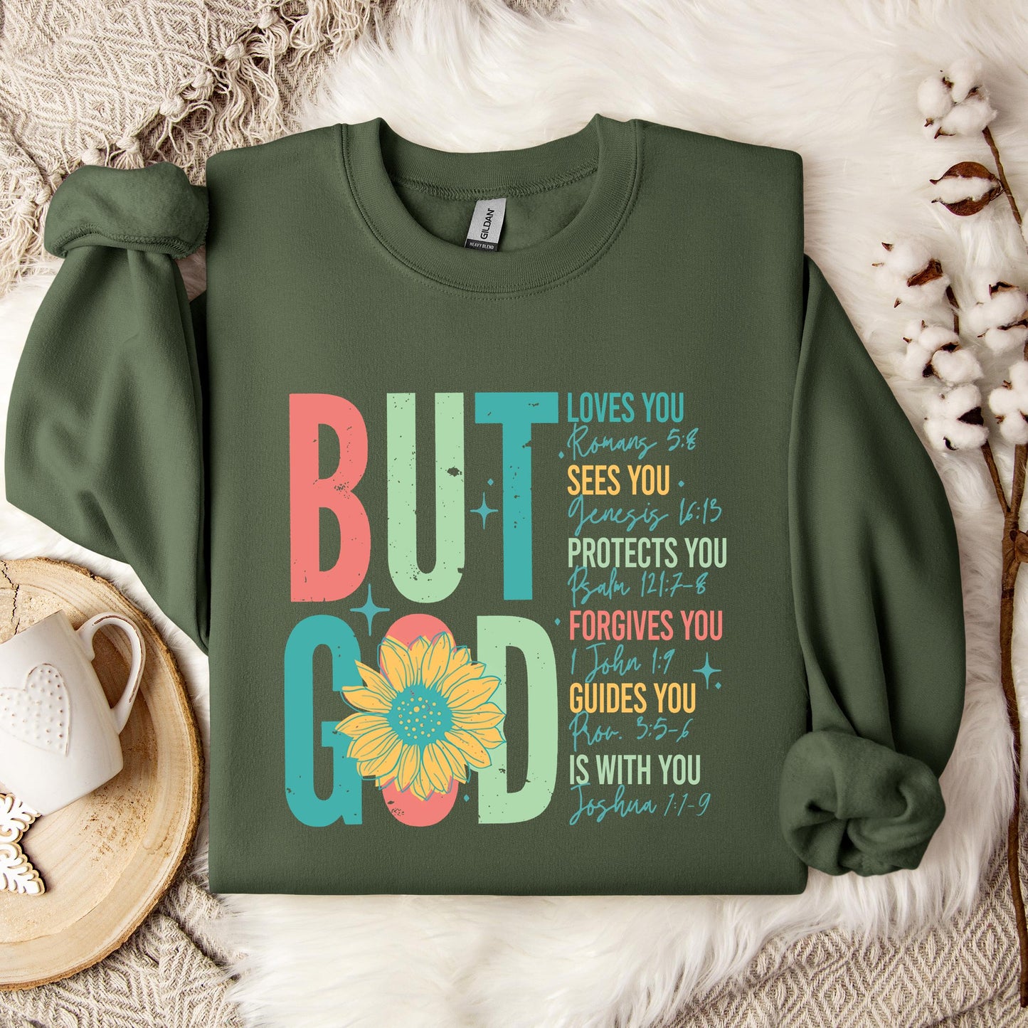 But God Sunflower Sweatshirt