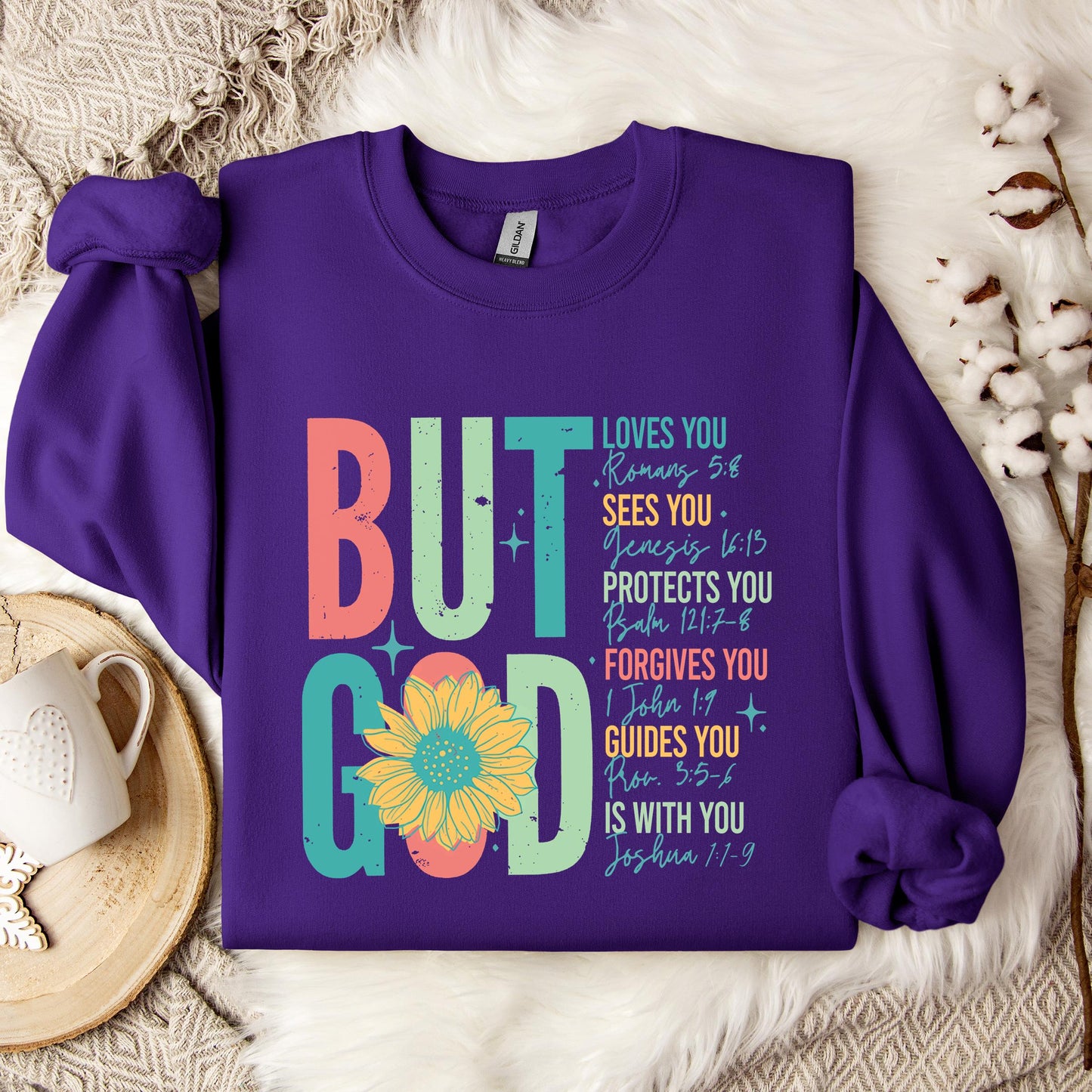 But God Sunflower Sweatshirt