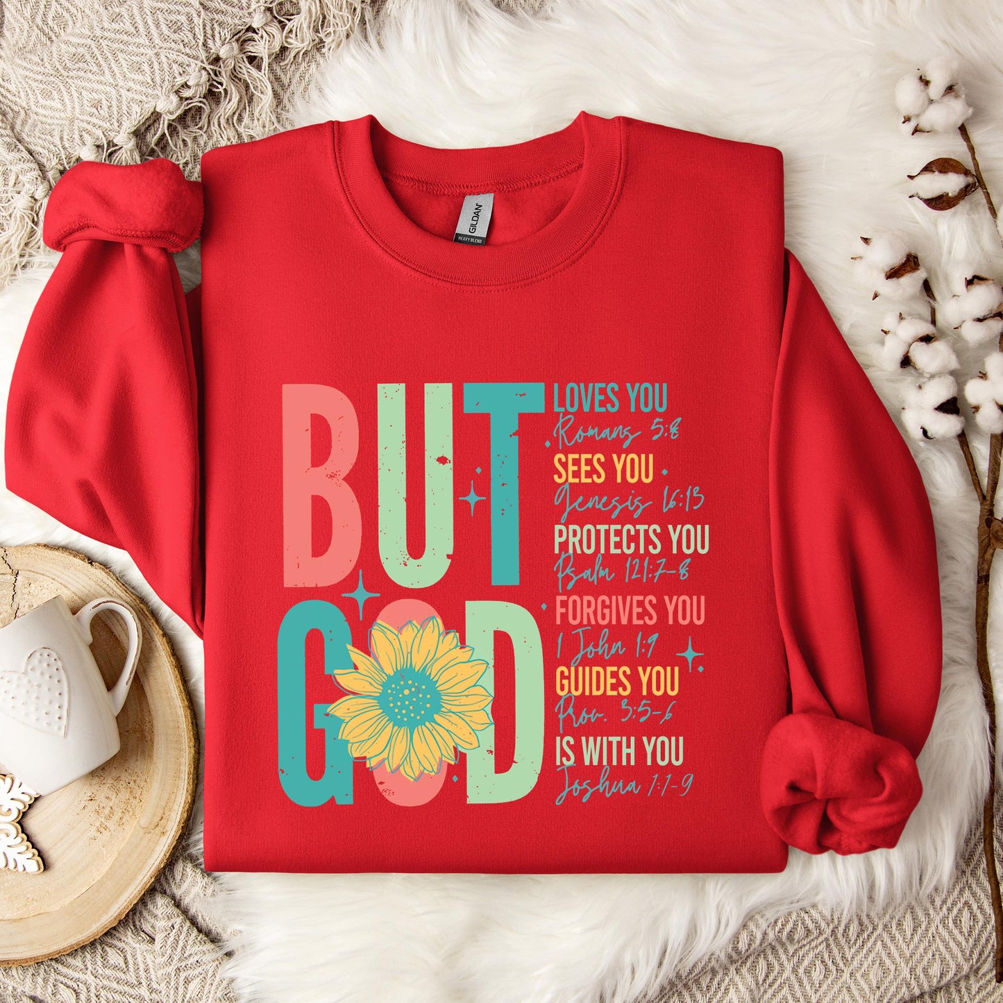 But God Sunflower Sweatshirt