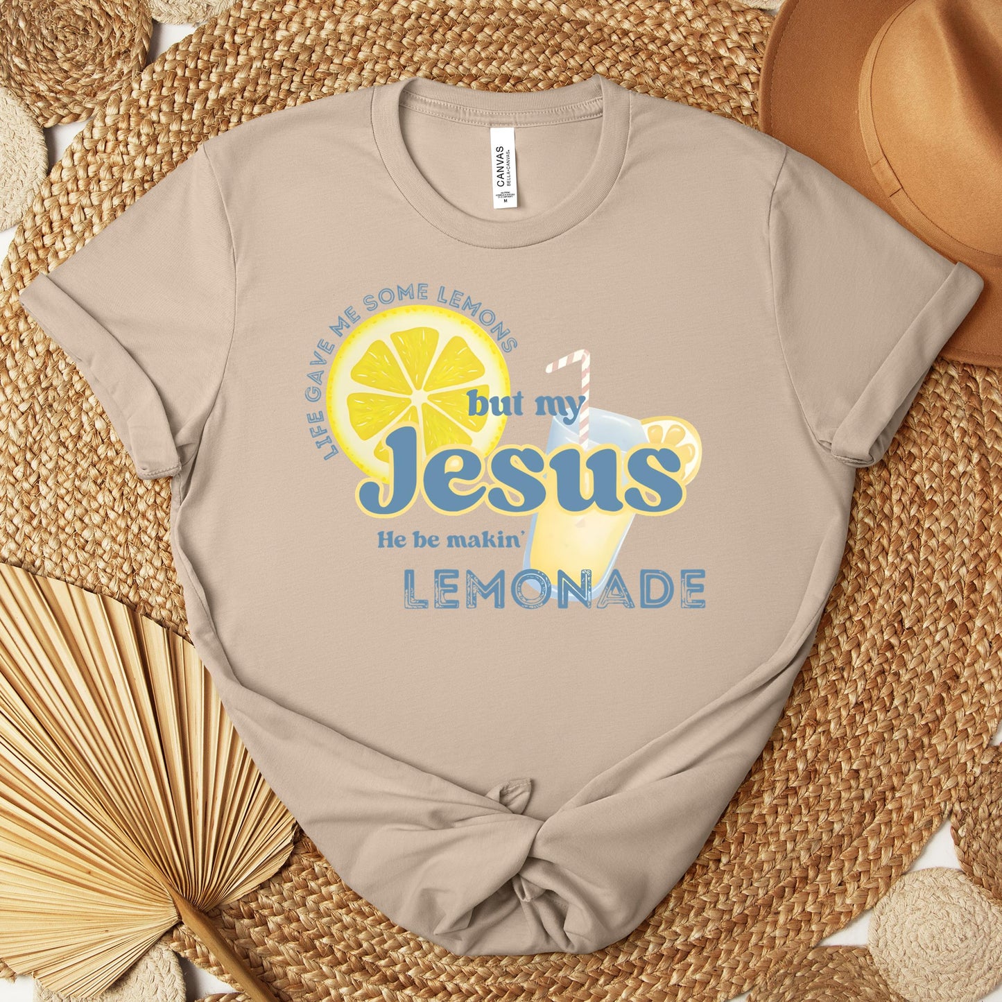 But My Jesus He Be Making Lemonade Premium T-shirt