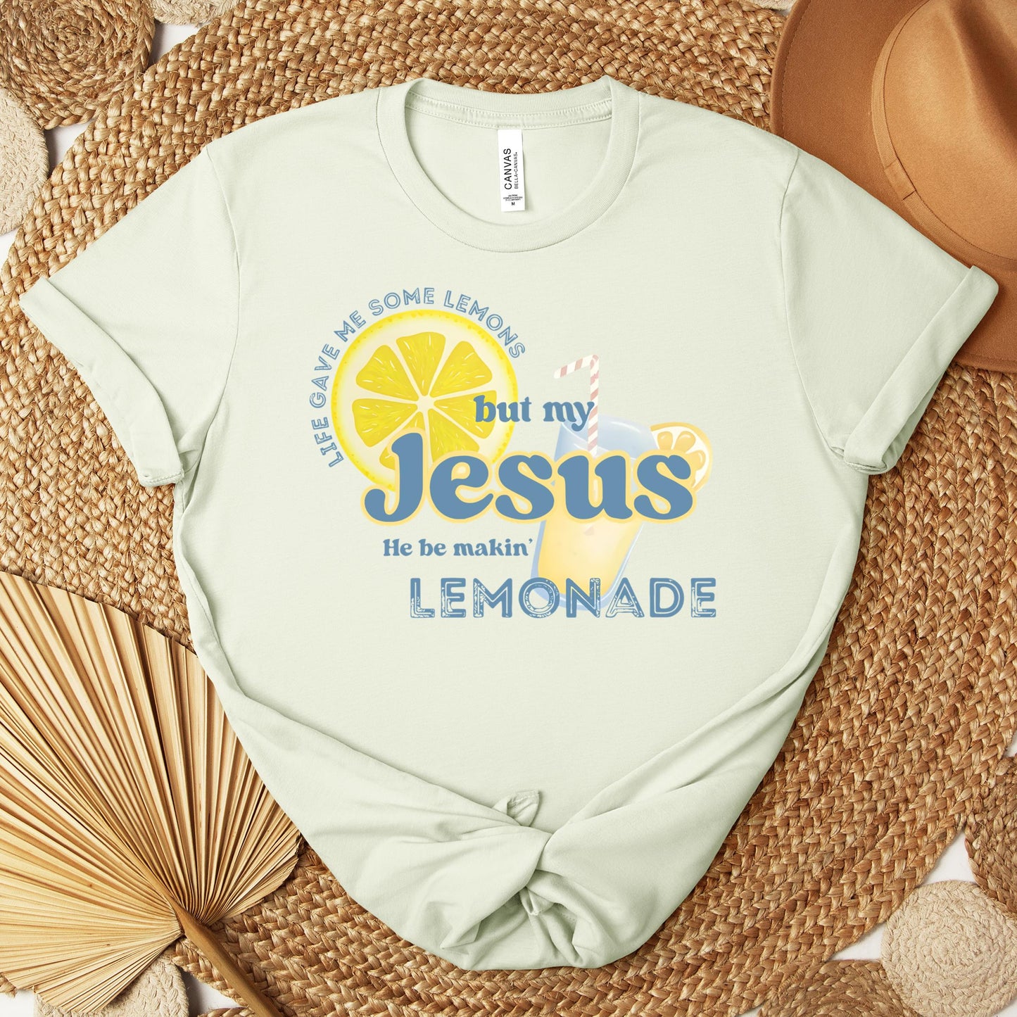 But My Jesus He Be Making Lemonade Premium T-shirt