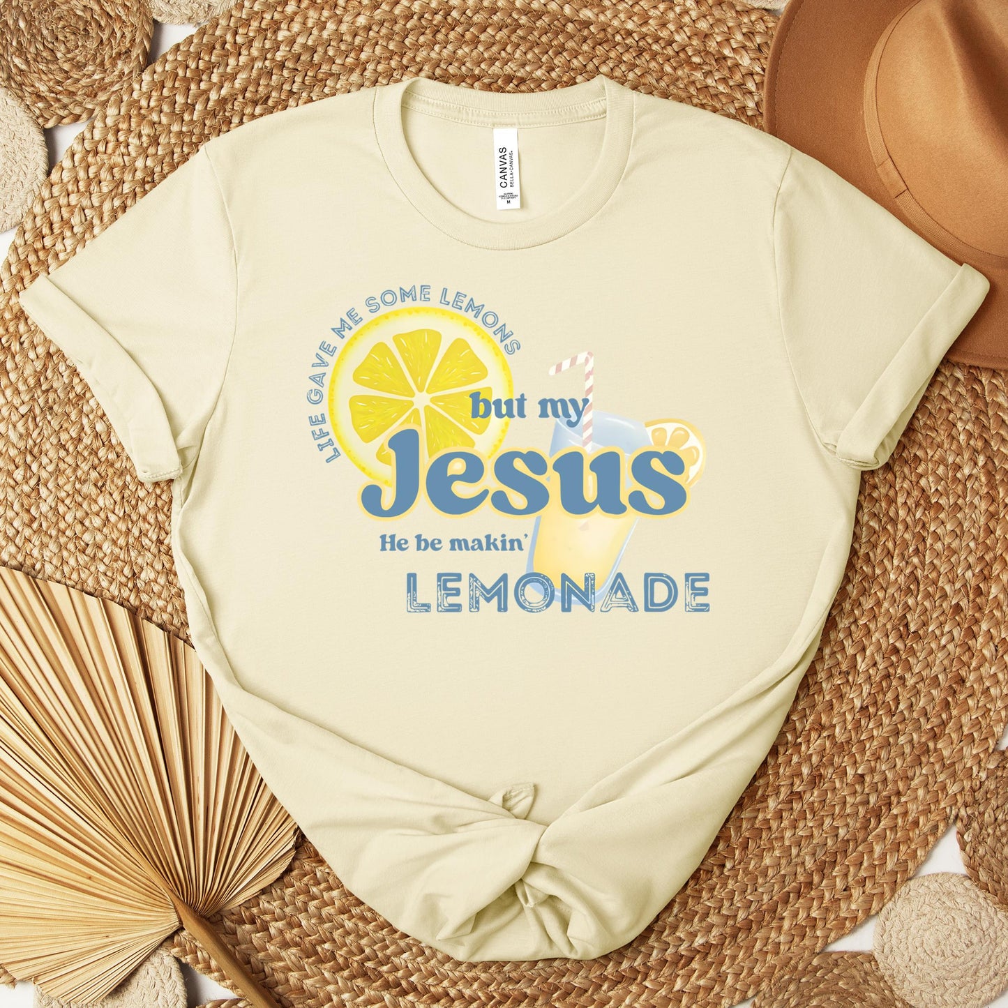 But My Jesus He Be Making Lemonade Premium T-shirt